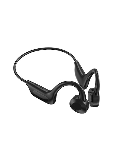 Skycity Kulak İçine Girmeden Kemiği İletimli Bluetooth Kulaklık, Spor İçin Kablosuz, Siyah Kutulu, Kaliteli Malzeme, Hafif Ve Dayanıklı