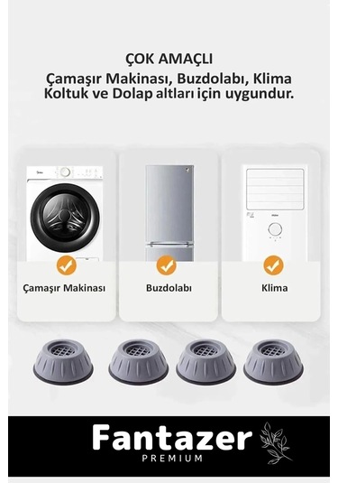 Yeni Sezon Gürültü Engelleyici Titreşim Önleyici Kauçuk Çamaşır Bulaşık Makinesi 8 Adet Ayak Pedi Çok Renkli