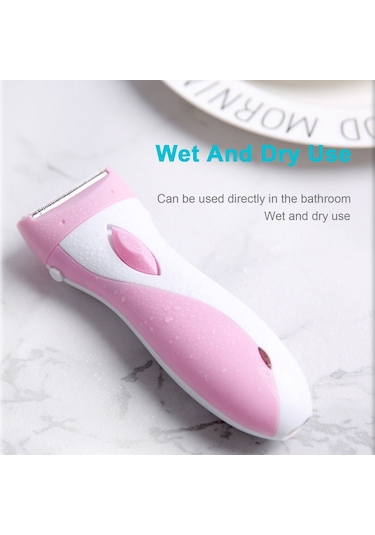 Moveevo Elektrikli Tıraş Makinesi Saç Kesme Makinesi Kadın Tüy Alma Cihazı Mor
