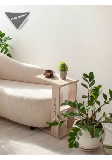 Mebelcomfort Yan Sehpalı Sehpa 215105138 Açık Yasen Shimo