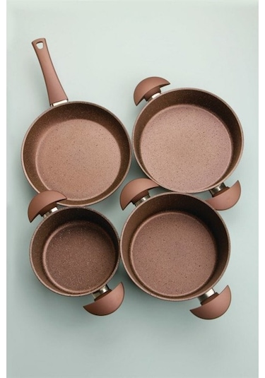 Porland Santino Lila Tencere Takım 7 Parça