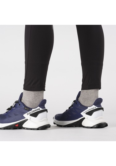 Salomon Supercross 4 Gtx W Kadın Ayakkabı L41733500 Lacivert - Mor