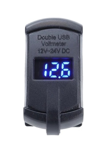 Trendooze Gaojunshop01 Mavi 12-24v 4.2a Tekne Araç Şarj Cihazı, Voltaj Görüntüleme
