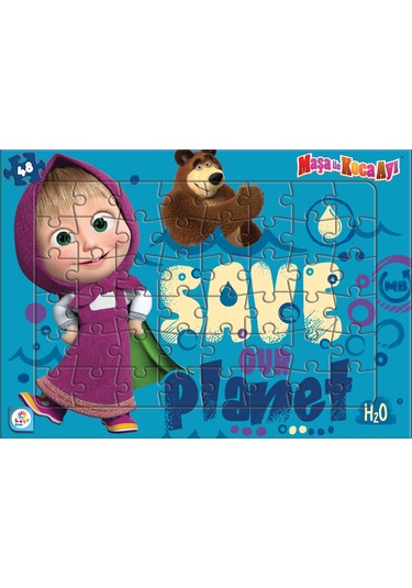 Maşa İle Koca Ayı Frame Puzzle Seti