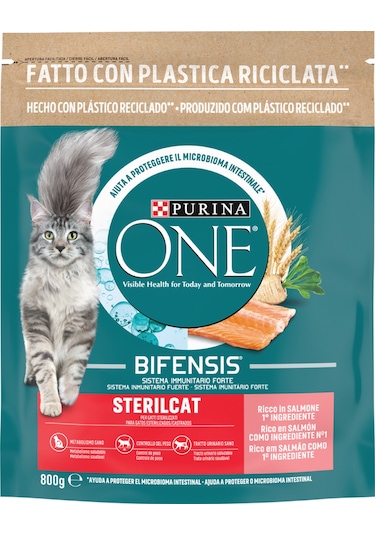 Purina One Somonlu Kısırlaştırılmış Yetişkin Kedi Maması 800 G