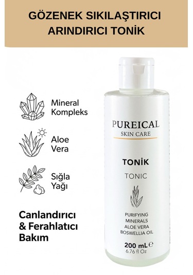 Pureical Aloe Vera & Sığla Yağı İçerikli Tonik 200 ML