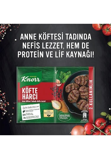 Knorr Köfte Harcı Anne Köftesi Tadında 2 Kullanımlık 3 x 82 G