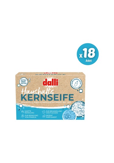 Dalli Ev Temizliği İçin Tekli Sabun 1koli / 18 Adet