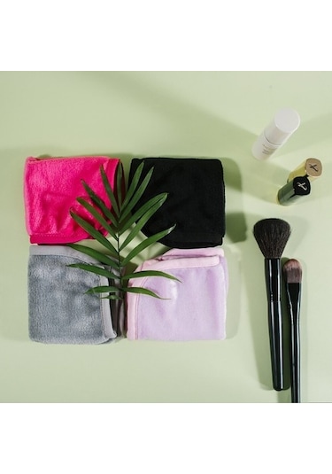 Betty Becky Yeniden Kullanılabilir Mikrofiber Makyaj Temizleme Havlusu - Cilt Bakımı Ve Yüz Temizleme Mendili