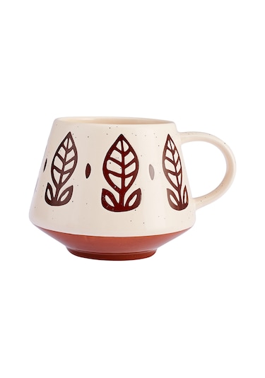 Emsan Ethnic Grass Kupa 480 ML Kahve