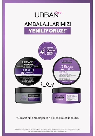 Urban Care Expert Series Biotin ve Kafein Peeling Şampuan 200 ML