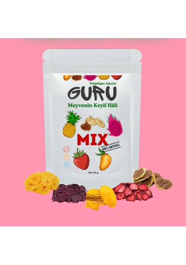 Guru Mix Karışık Meyve Kurusu 60 G