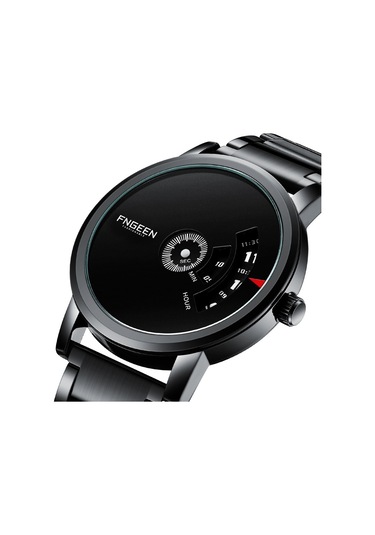 Sones Bınbond Lokomotif Konsept Çelik Kemerli Saat Erkek Canlı Siyah Teknoloji Saati Beyaz Çelik Beyaz Yüz