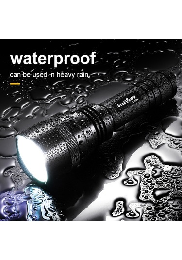 Cbtx Superfıre C8-h 1200lm Taşınabilir El Feneri Yüksek Parlaklık 15w Gece Lambası, 4000mah Pil İle