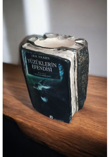 Yüzüklerin Efendisi Yüzük Kardeşliği Kitabı Şeklinde Kalemlik