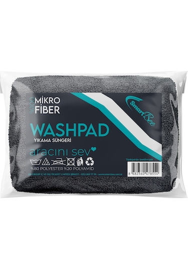 Smartbee Washpad Mikrofiber Oto Yıkama Süngeri