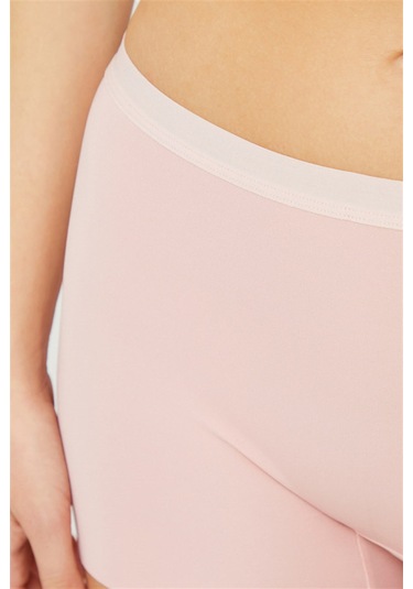 Basic Lazer Kesim Dikişsiz Kadın Boxer Külot 5'li Paket - Renkli-1 Çok Renkli