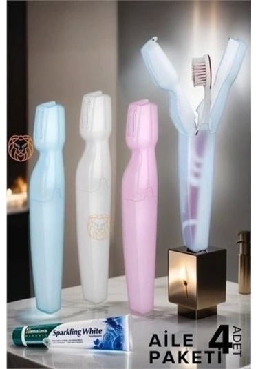 Kapaklı Diş Fırça Kutusu 4 Adet Scappini Design Çok Renkli