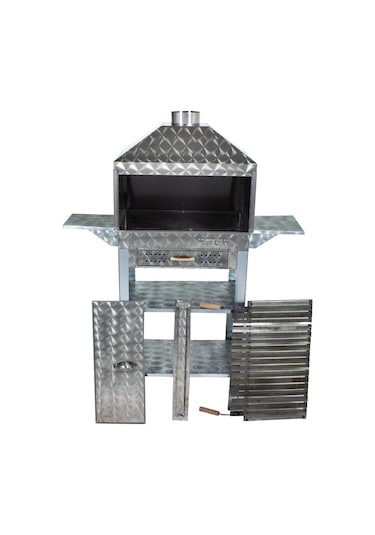 Metehan MTH-57 Davlumbazlı - Bacalı - Kanatlı - Çekmeceli - Lama Izgaralı Mangal