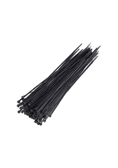 25 Cm 3.6 Mm Siyah Kablo Bağı 100lü Paket 4172