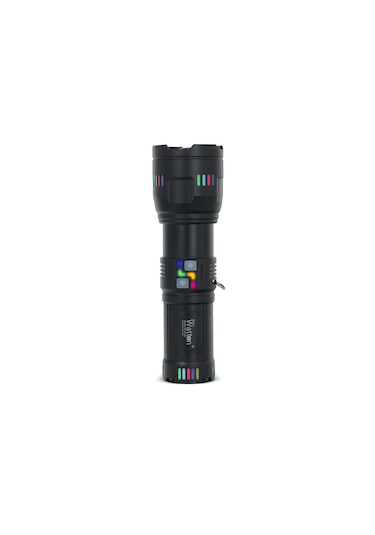 Watton Wt-631 Lazer Etkili 30.000 Lümen Profesyonel El Feneri Siyah