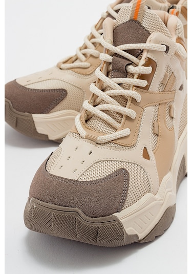 Luvishoes Lowel Bej-kahve Kadın Spor Bot Bej - Kahverengi
