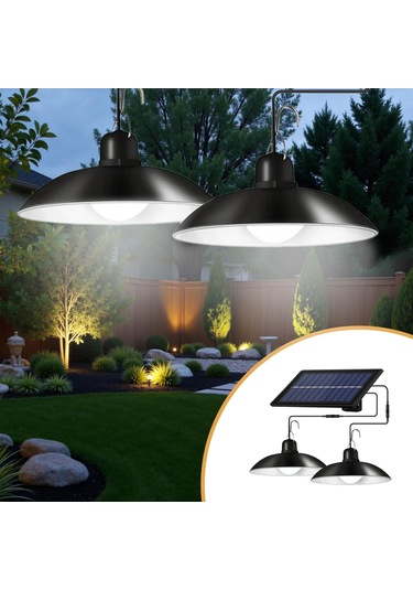 Suntek Güneş Enerjili Sarkıt Işıklar Ahır, Sera, Kamp Beyaz