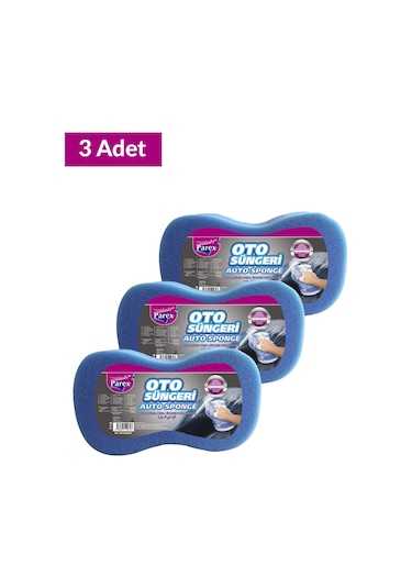Oto Süngeri Üçlü Set