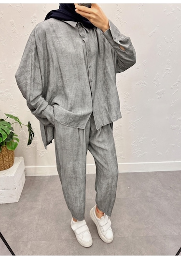 Kadın İkili Takım Gri