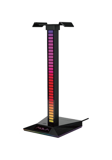 Aula F65 Aux Type-c Ve Usb-a Hub RGB Kulaklık Standı