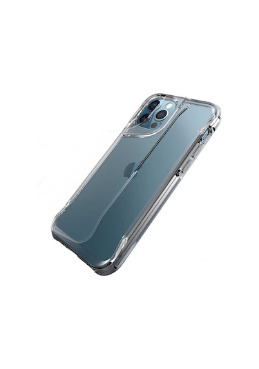 Apple Uyumlu iPhone 12 Pro Kılıf Case, Transparent Smooth Hard Protective Cover