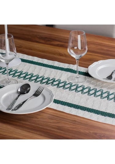 Dolce Casa Masa İçin Dekoratif Yastık Örtü, 35x145 316926830 Koyu Yeşil