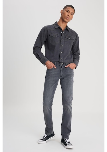 Extreme Motion Slim Tapered Jean Pantolon Copper Falls Copper Falls Çok Renkli