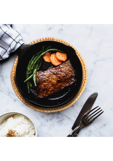 Sıcak Sıcak Altlıklar İçin 4 Adet Rattan Altlık, Dayanıklı Tencere Altlığı Kahverengi