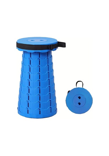 Ultimate Teleskopik Katlanır Sandalye - Ayarlanabilir, Dayanıklı Ve Taşınabilir Blue Suudi Arabistan Mavi