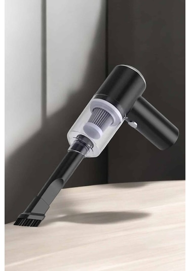 Üflemeli Güçlü Vakumlu Ev Ofis Araç Süpürgesi El Süpürgesi Şarjlı