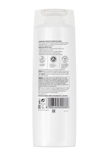 Pantene Kepeğe Karşı Etkili 3'ü1 Arada Şampuan 350 ML