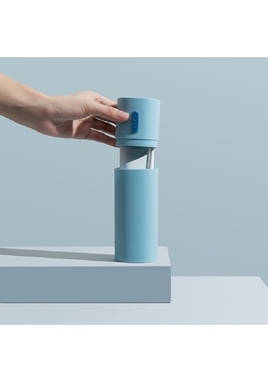 Sones Seyahat Diş Fırçası Kutusu Çift Diş Macunu Saklama Kutusu Ağız Suyu Bardağı Pembe Diğer