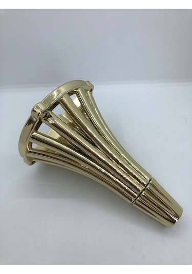 PLASTİK. 16 cm GOLD KAPLAMA, KOLTUK,MOBİLYA,ÜNİTE AYAĞI (4 ADET)