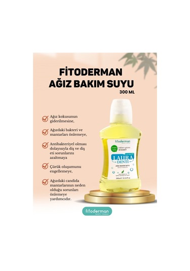 Fitoderman Lauradenti Ağız Bakım Suyu 300 ML