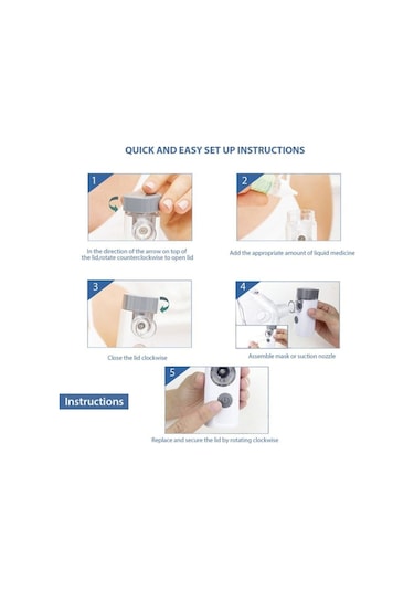 Medikaltec Air Pro 3 Nebulizator El Tipi Mini Mobil Şarjlı Nebülizator Sessiz Mesh Mobil Nebül Yeni