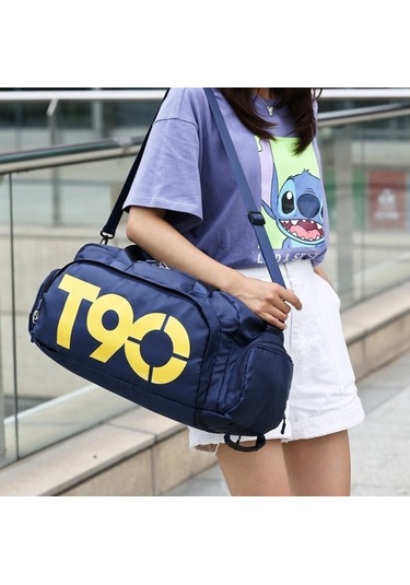 Tongxida Buyuk Kapasiteli Spor Spor Kuru-ıslik Ayirma Ayakkabi Pozisyonu El Sırt Çantası Kırmızı Kırmızı