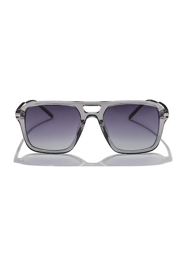 Hermod Old2090s-c4-53 Polarize Unisex Güneş Gözlüğü Gri - Şeffaf