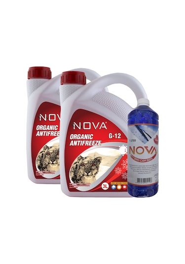 Nova -25 Derece Kırmızı Antifriz 3 3 Litre Cam Su