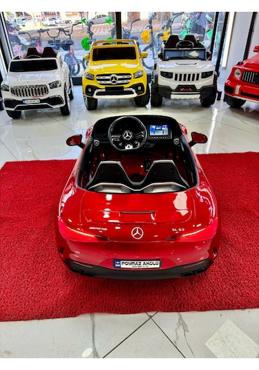 Oyuncak Sepetim Orijinal Mercedes Sl63 24 Volt Akülü Araba Tabletli Siyah