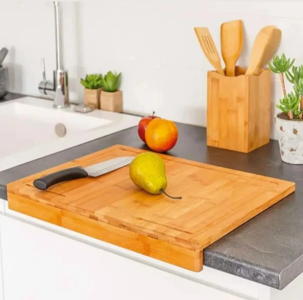 Ahşap Tezgah Üstü Kesme Tahtası Küçük Boy Çok Renkli