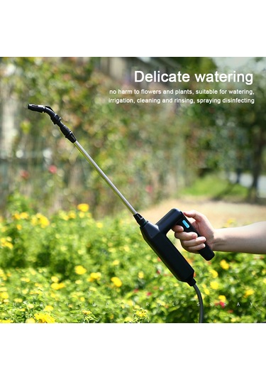 Gajeena 7.4v Yüksek Güçlü Şarjlı Püskürtme Tabancası - 2000mah Pil, 5m Hortum, Ayarlanabilir Uzunluk 32-60cm