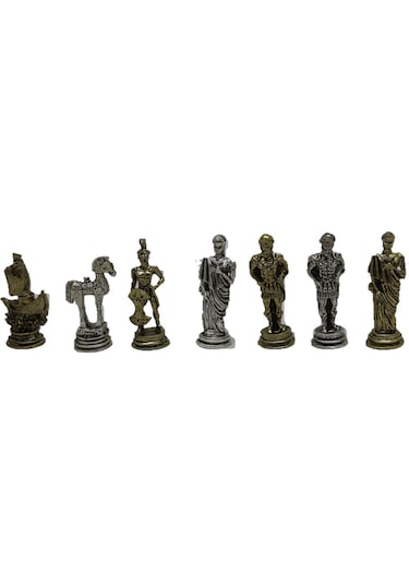 Satranç Taşı İsteyene Gifthome Küçük Metal Parlak