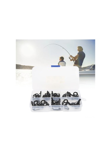 Ximistore9 35'li Paslanmaz Çelik Seramik Rehber Çember Seti - Balıkçılık Kamış Tamiri İçin Dayanıklı Ve Kullanıma Kolay