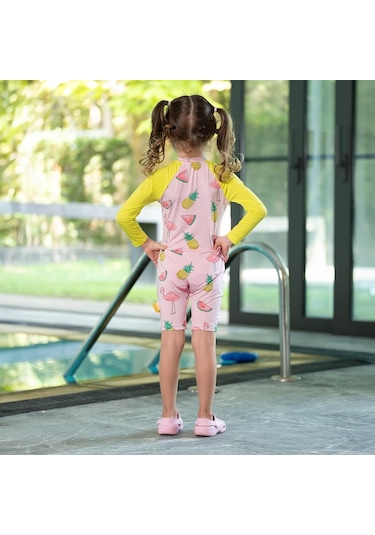 Owli Sunsafe Uv Korumalı Swimsuit Mayo Flamingo 001